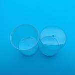 PP Transparent Spray Bottle Cover , 45mm Pump Bottle Cover