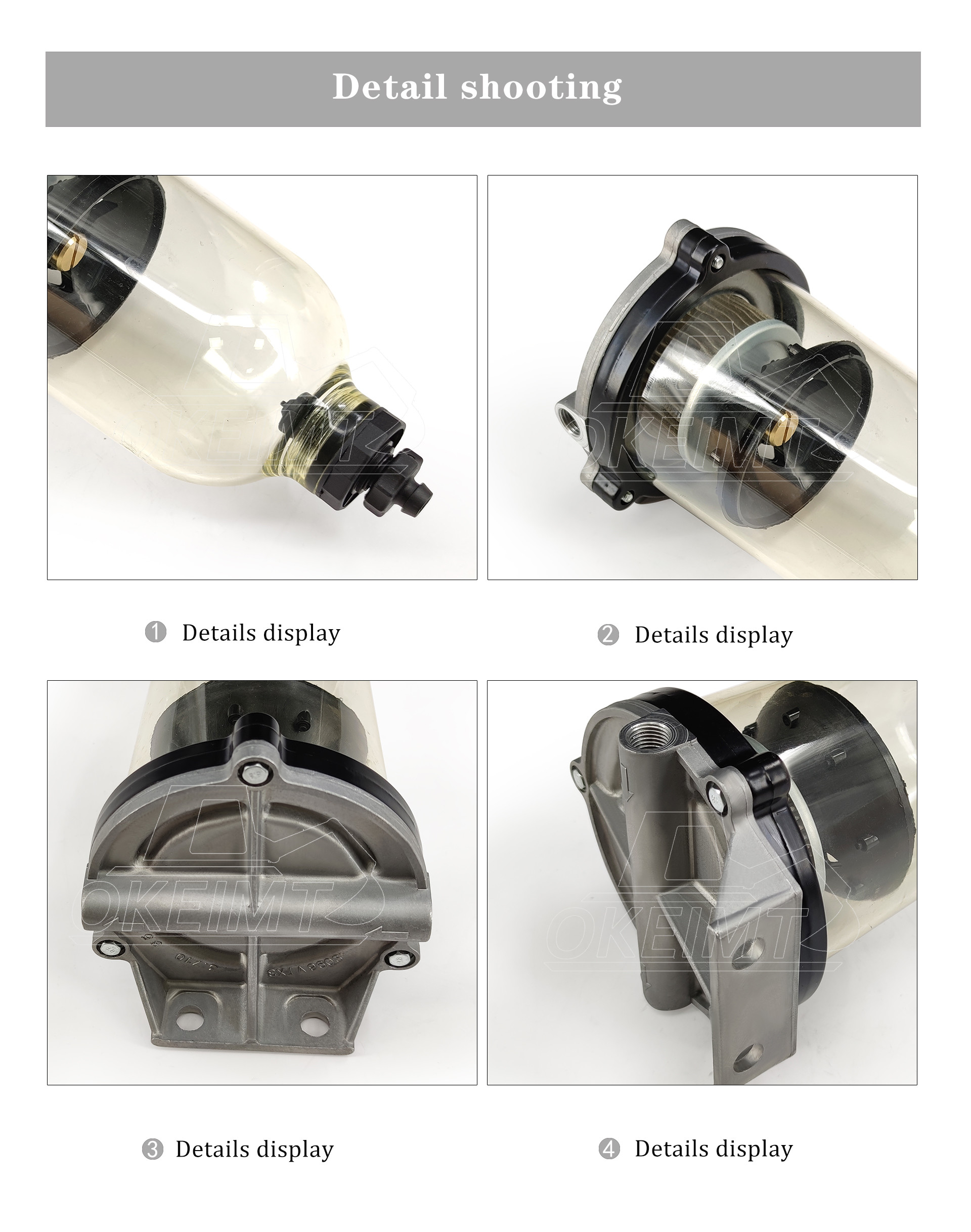 5010140900 FS19789 MO1691 Fuel Water Separator Filter For DT 6.33243 Fuel Pump