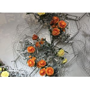 Customizable Width Woven Hexagonal Wire Mesh Highly Resistant To Corrosion