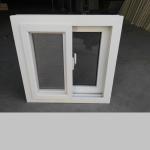 Plastic Frame Sliding UPVC Glass Window Double Glazed For Hotels