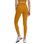 Sexy Nude Super High Waist Crotchless Yoga Leggings Pants 210gsm US Size