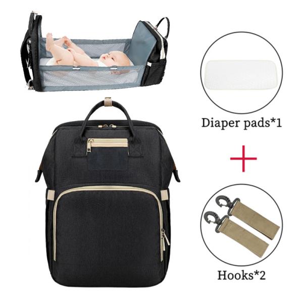 New Baby Diaper Bag Bed Backpack For Mom Maternity Bag For Large Capacity