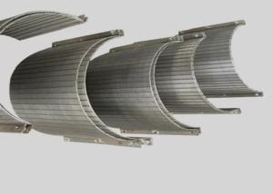 China 99% 0.1mm Wedge Wire Sieve Bend Screen For Petroleum Exploitation factory