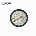 Plastic Case Dual Scale Vacuum Pressure Gauge Back Mounting 1 1/2" 40MM -1bar