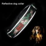 Luxury Pattern Reflective Big Nylon Dog Collars Products Pet Accessories Custom