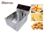Single Tank Fryer Single Basket Electric Deep Fryer For Restaurant