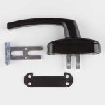 Aluminum Alloy Casement Window Handle with 45cm Shift Fork Length Powder Coated