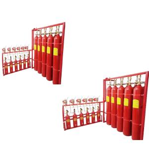 China 15MPa IG541 Fire Suppression System Gas Cylinder Capacity 70L 80L 90L factory