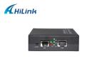 RJ45 Copper To 10GBASE-X SFP+ Fiber Media Converter FCC For Ethernet
