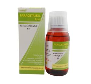 China GMP Medicine of Paracetamol Syrup 125mg/5ml 100ml BP/USP factory