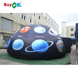 Sayok Customizable Size 4m-10m Diameter Inflatable Planetarium Dome with Free 3D