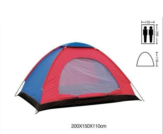2 Person Single Door Instant Pop Up Tent Camping Traveling Outdoor Tent 1500mm