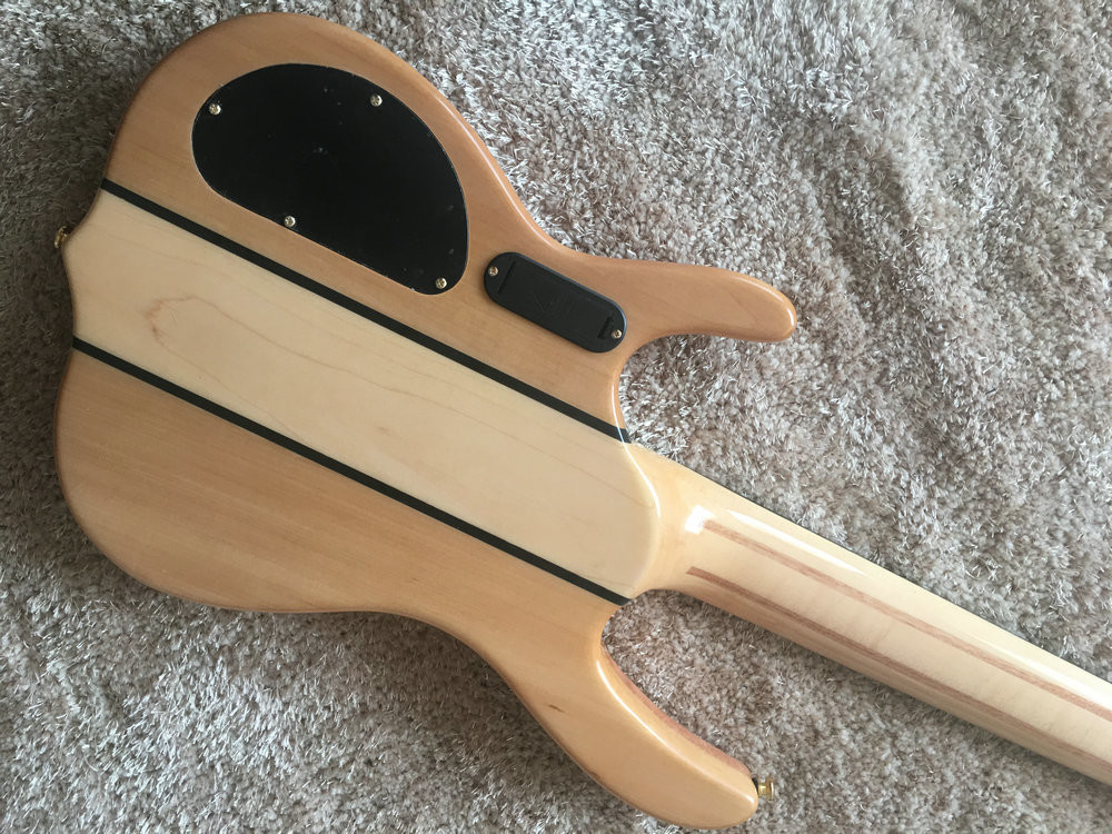 Custom bass guitar Ken smith bass 5 string Neck through body Golden hardwares Wilkson bridges original Dot inlay and act
