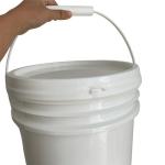 1-5 Gallon Round Pail Plastic Bucket with Lid The Perfect Drinking Accessory