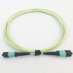 China 16F Om5 Fiber Optic Cable Lemon Green Om5 Multimode Fiber 1M Standard Loss factory