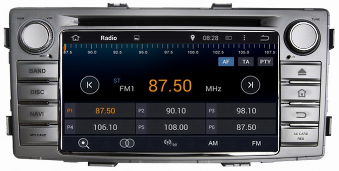 Ouchuangbo Car Radio DVD Android 4.4 System for Toyota Hilux 2012 GPS Navigation Stereo Multimedia Kit iPod OCB-6230D