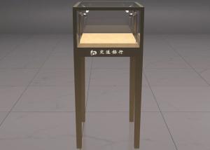 China Fully Stainless Steel Frame Commercial Display Cases Decorated With Spot Lighting factory