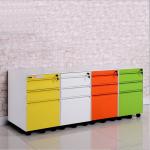 Office Stainless Steel Mobile File Cabinets 0.5mm To 1.0mm