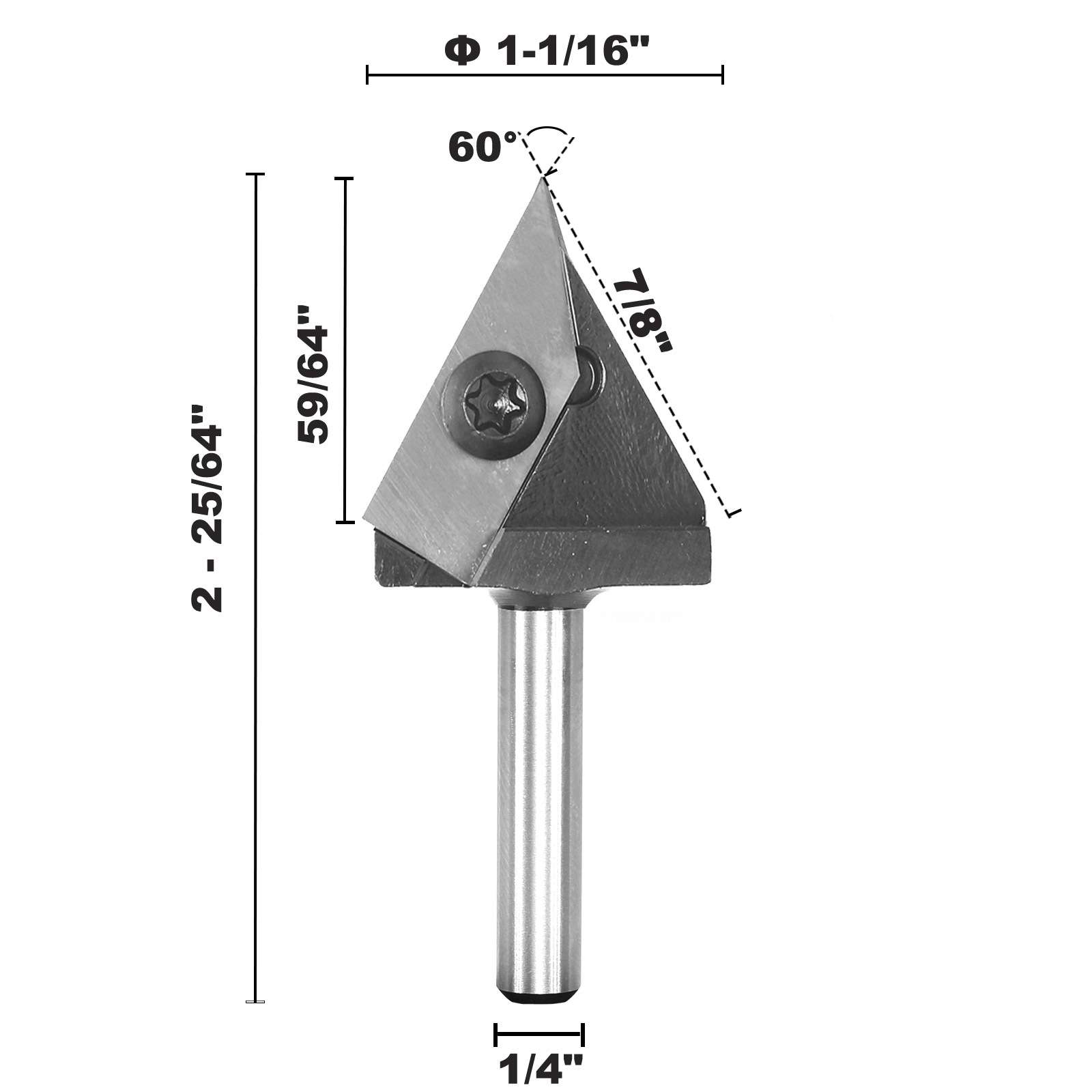 OEM CNC Router Bit 6mm 8mm 10mm 12mm Slotting Router Bit