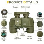 Military High End Waterproof 7X50 Binoculars for Russian Ukrainian Army