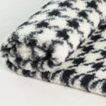 Printed Patterned Sherpa Fleece Fabric 300gsm 150D For Blankets