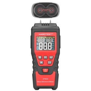 China 2 Test Probe Pins Digital Wood Moisture Meter , Pin Type Moisture Meter factory