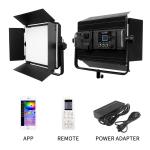 Bi Color RGB LED Film Lights Photographic 14 Lighting Scenes 2800K