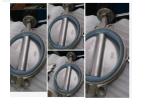 ANSI DIN BS JIS Standard Silicone seated Wafer style Butterfly Valve for hot air
