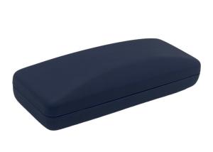 China Silk Leather Wrapped Metal Glasses Case , Hard Spectacles Case factory