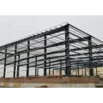 Painted Modern Q235 / Q345 Steel Workshop Building Construction