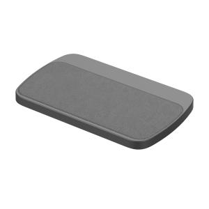 China 5 Coils Qi 15W 10W 7.5W Dual Wireless Charging Pad Aluminum Alloy Pad factory