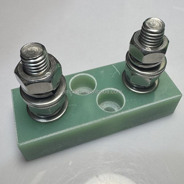 Fiberglass Bolt on Fuse Holder FHR39-M8-01 200V 800A for EV HEV Protection, Fit for A202001 Series High Current Fuse 100-500A