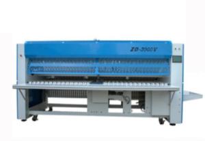China Easy Operation Laundry Bed Sheet Feeding Machine Centrifugal Fan Optimization Design factory