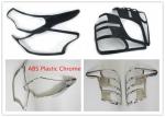 Durable Accessories Black Chrome Headlight Bezels For Mitsubishi Triton L200