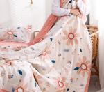 Antibacterial 40S Cotton Woven Soybean Fiber Fabric 160gsm Keep Dry