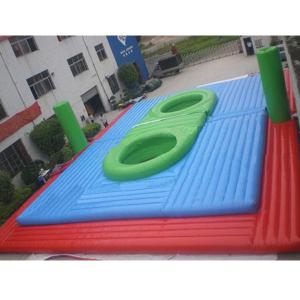 China Inflatable Waterproof and Fireproof Bossaball Filed Sport Games Price factory