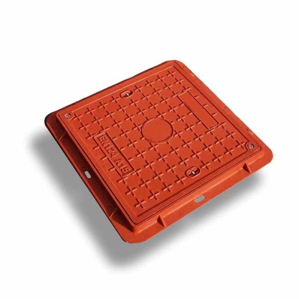 Elite Orange Sewer Drain FRP Manhole Cover EN124 Environmentally Friendly 600 X