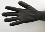 Industrial PU Coated Gloves Excellent Moisture Absorbency 21cm - 25cm Length