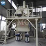 Semi Automatic Dry Powder Mortar Mixer Wall Putty Sand Cement Mixing Machine