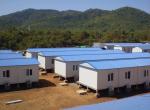 Blue White Villa 5 Bedroom Prefabricated House Prefabricated House Germany