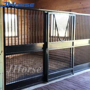 China Customized Wire Mesh Wooden Stable Horse Stall Fronts Portable factory