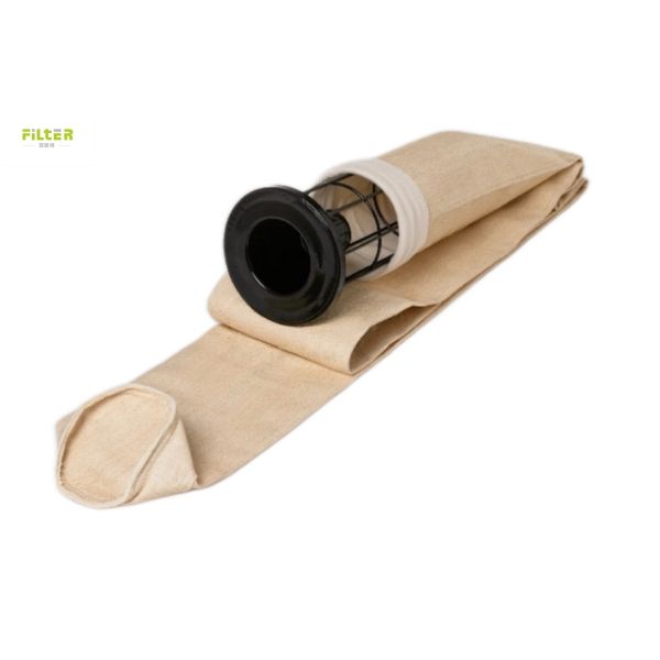 China Heat Set Polyester Nomex Filter Bag for Industrial Dust Filtration Applications Offering Superior Air Permeability and High Temperature Resistance factory