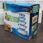 high quality clear glass bowl with plastic lid, salad bowl, fresh bowl for sale