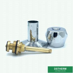 China Round Chrome Plated Zinc Alloy Handle For Brass CW617N Valve Cartridges factory