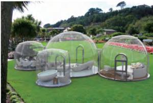 China Panoramic PC Bubble Geodesic Dome Tent For Ecological Park factory