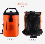 PVC Outdoor Sports Backpack , 20 Liter Waterproof Roll Up Backpack