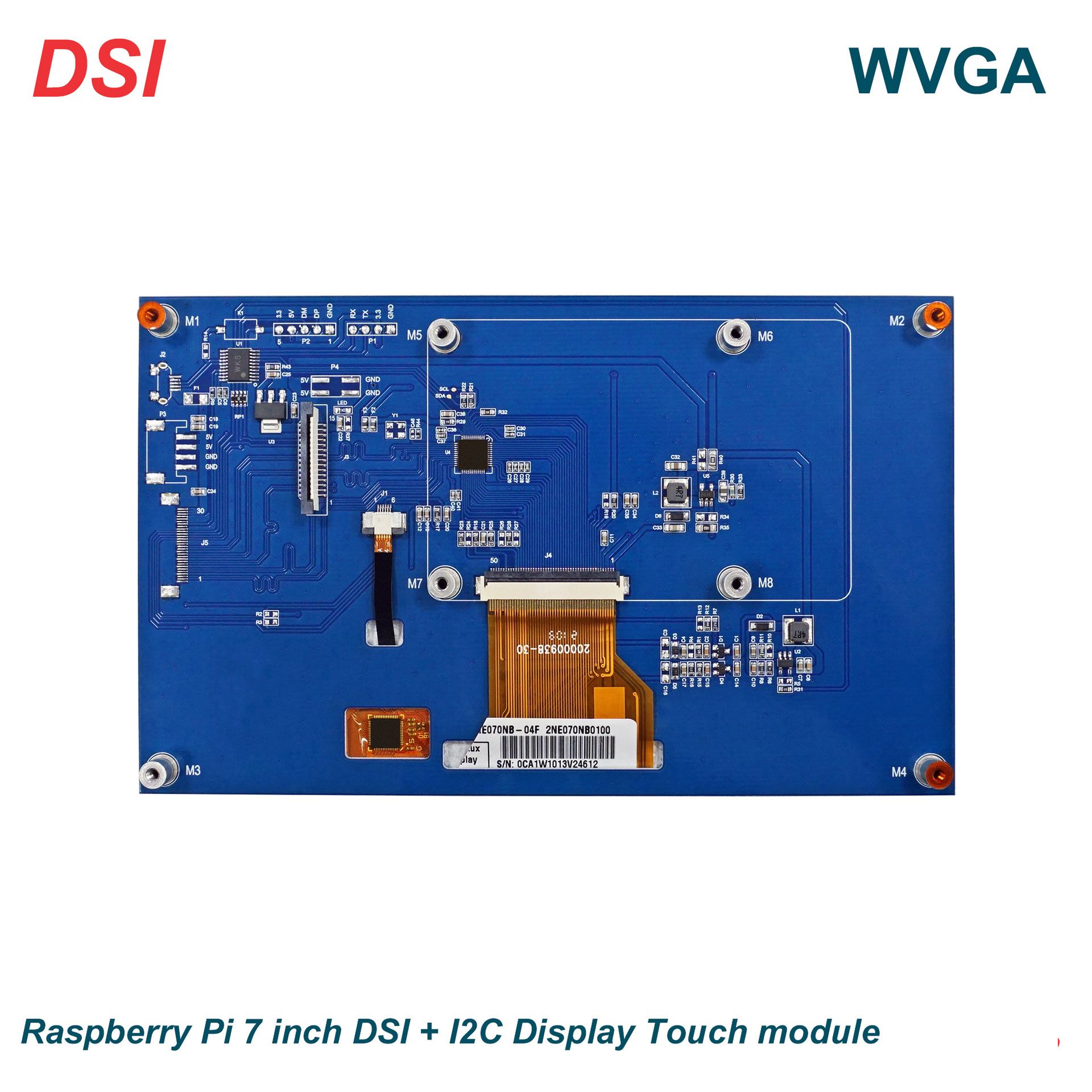 7 inch TFT display module with Raspberry Pi