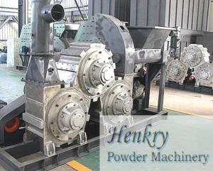 China PLC Calcium Carbonate Coating Machine Internal Hot Air With Suitable Temperature factory