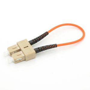 China Custom Loop Length Fiber Optical Patch Cord Sc Multimode With PVC/LSZH Jacket factory