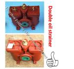 Duplex oil filter, duplex crude oil filter, dual fuel filter A1640-0.75/0